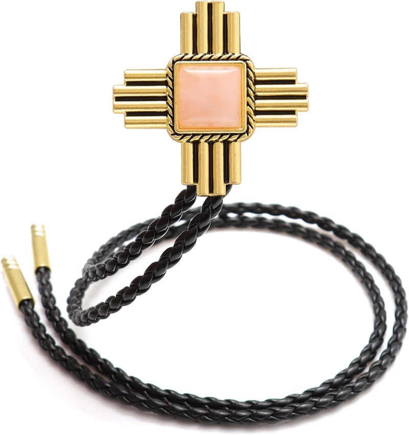 Wentur Stone Bolo Ties for Men Western - Vintage Cowboy Bolo Tie for Women Western Costume Accessories - Image 1
